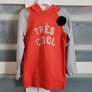 OSHKOSH Girl’s Très Cool Hooded Sweatshirt Size 5
